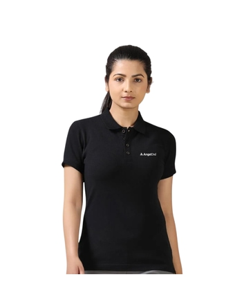 Greys&Blues Jacq Polo Womens T-Shirt-Black